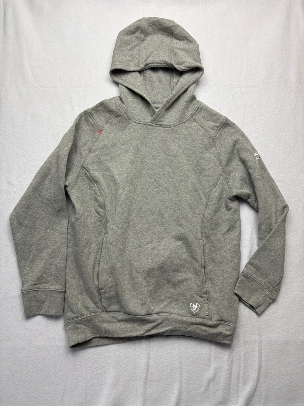 Ariat medium women's FR Gray Hooded Women's Pullover Sweatshirt
